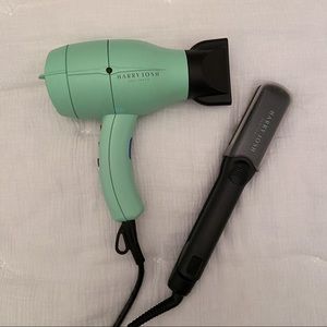 SET of two (2) Harry Josh pro tools - hair dryer, flat iron